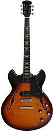 GUITARRA SIRE H7V SEMI-HOLLOW - VINTAGE SUNBURST