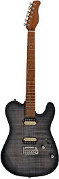 GUITARRA SIRE T7FM - TRANSPAREN BLACK