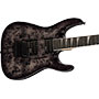 GUITARRA JACKSON DINKY POPLAR BURL JS32 - 291-8824-585 - TRANSPARENT BLACK